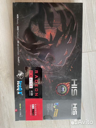 Видеокарта Radeon rx 470 4gb