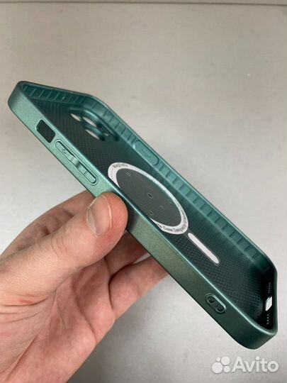 Чехол стеклянный Magsafe iPhone 14 Plus