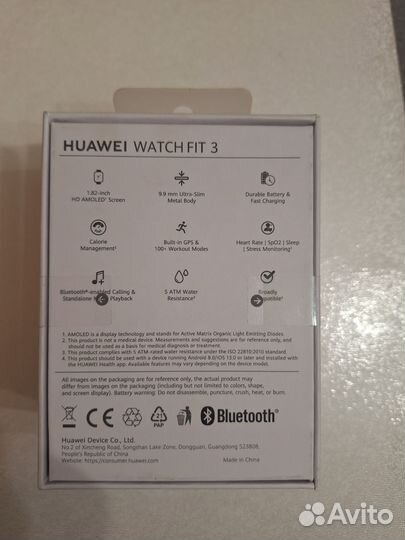 Смарт часы huawei watch fit 3