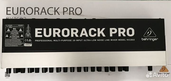 Рэковый микшер Behringer Eurorack PRO RX1602 V2