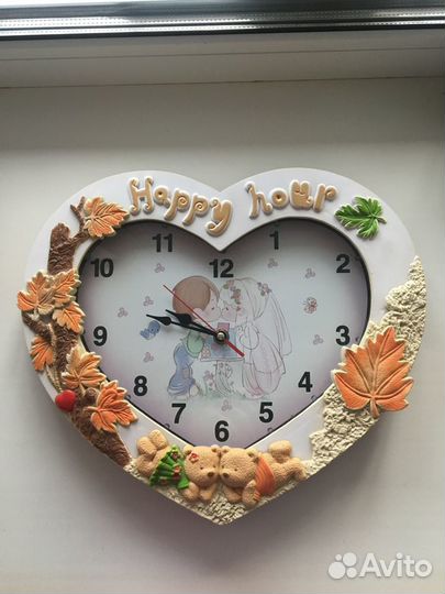 Настенные часы-светильник