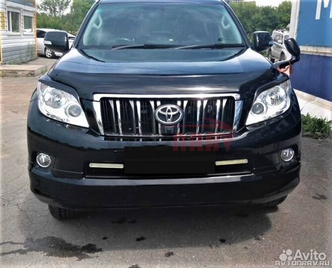 Реснички TRD на фары Toyota LC Prado 150 (Дорест.)