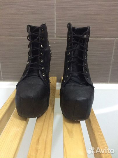 Ботинки кожа