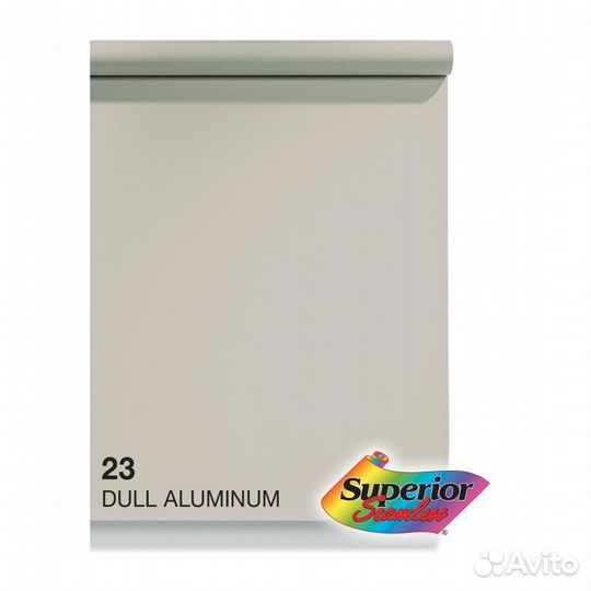 Фон бумажный Superior Dull Aluminimum 2,72x11m smls 23
