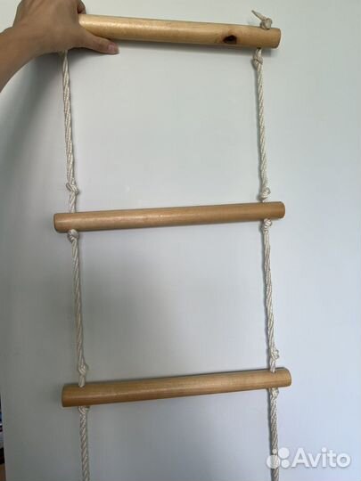 Лестница веревочная для шведской