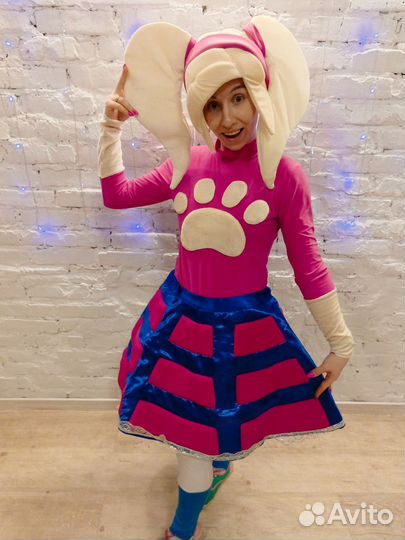 Костюм для аниматора Роза Барбоскина