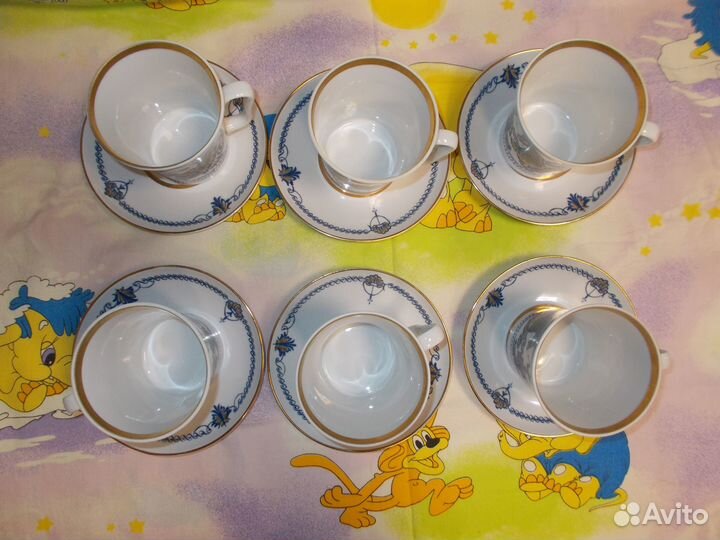 Сервиз. Чайные пары. Бокалы лфз