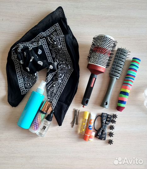 Материалы для волос, косметика пакетом