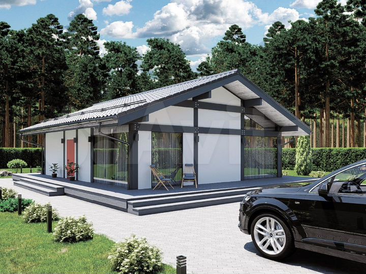 Дом 84 м² на участке 7 сот.