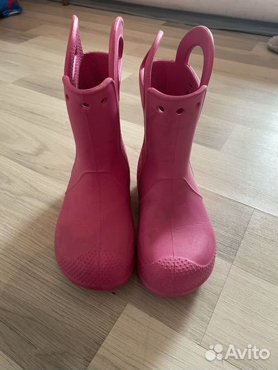 Резиновые сапоги для девочки crocs 31 размер
