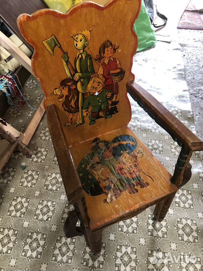 Кресло детское деревянное