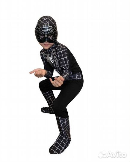 Карнавальный костюм Чёрный человек паук