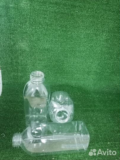 Бутылка (смузи) 1л, квадрат+крышка