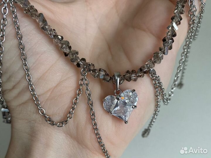 Чокер из алмазного стекла