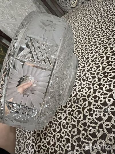 Ваза хрусталь