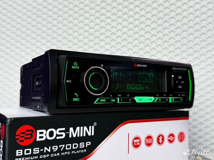 Магнитола процессорная bos mini n970dsp