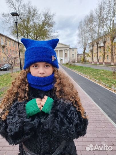 Комплект шапка плюс снуд