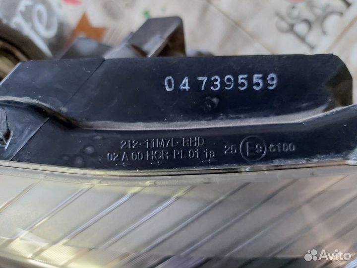 Фара левая toyota corolla 150