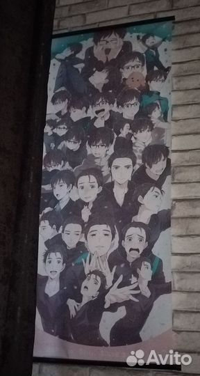 Гобелен Аниме Юри на льду