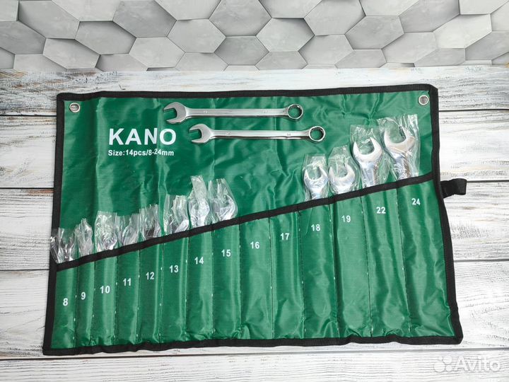 Набор гаечных ключей 8-24 мм (14 предметов)