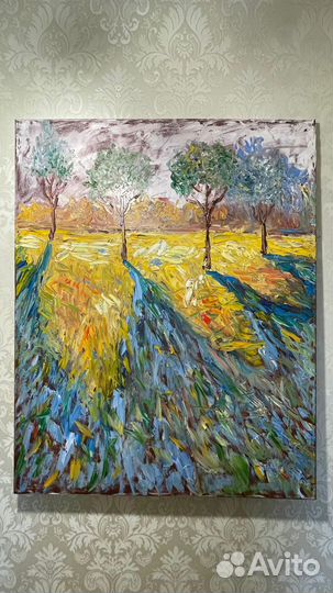Картина маслом на холсте Большая
