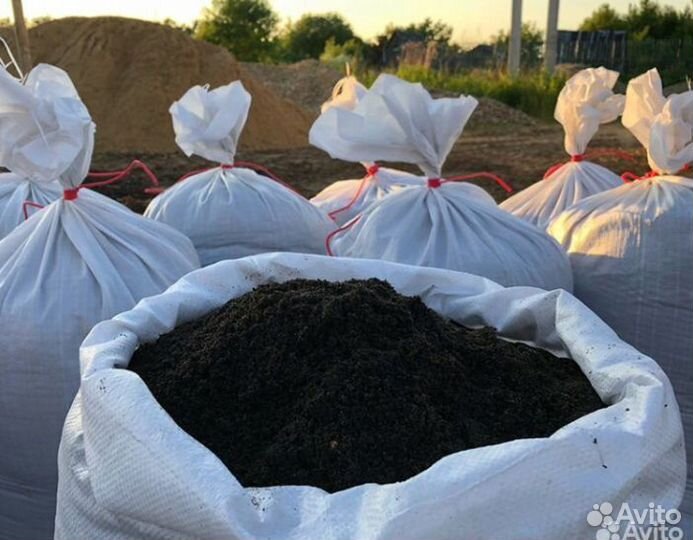 Чернозем в мешках