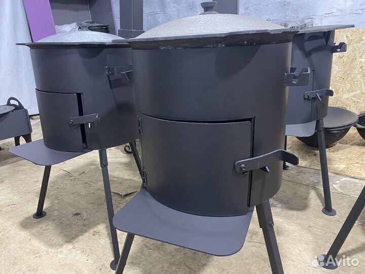 Печь 3мм+казан 12литров