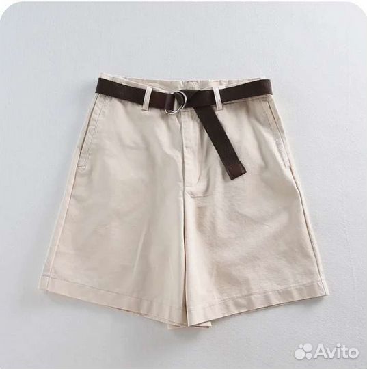 Парусиновые шорты женские