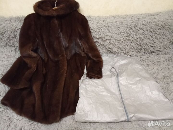 Шуба норковая 46 48 бу