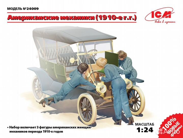 Сборная модель автомобиля ICM 24009 1:24