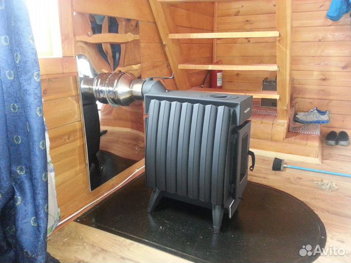 Чугунная печь для бани