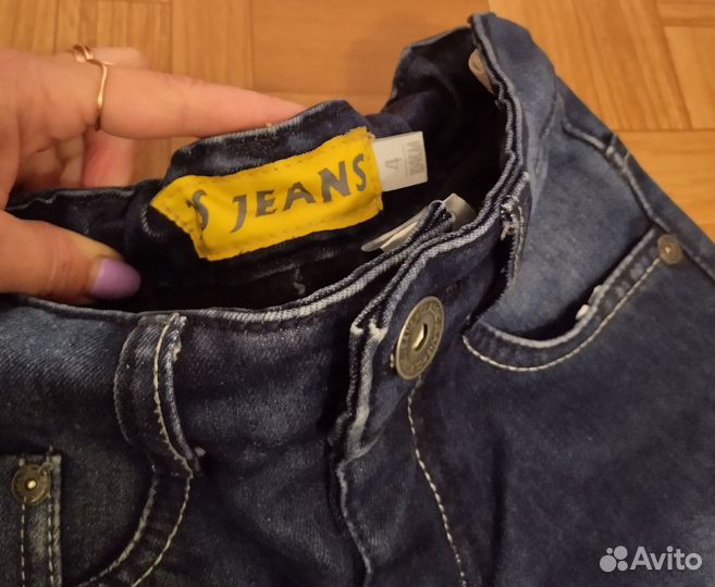 Джинсы и жилетка детские