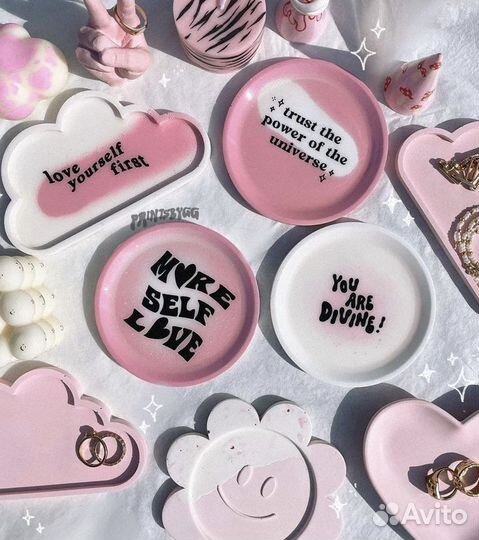 Тарелочки/Кольца/Фигурки из глины