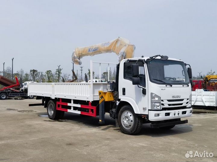 Isuzu Elf с КМУ, 2024