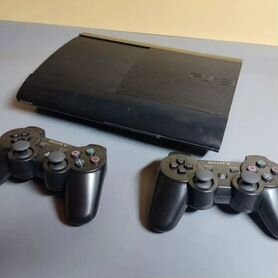 Прошитая PS3 Super Slim 500Gb+53 игры