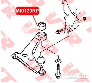 Полиуретановый сайлентблок рычага передней подвеск