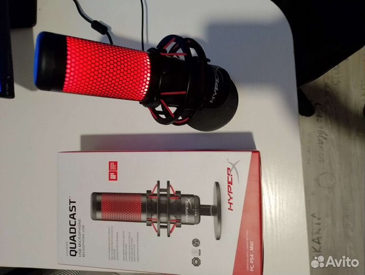 Микрофон hyperx quadcast
