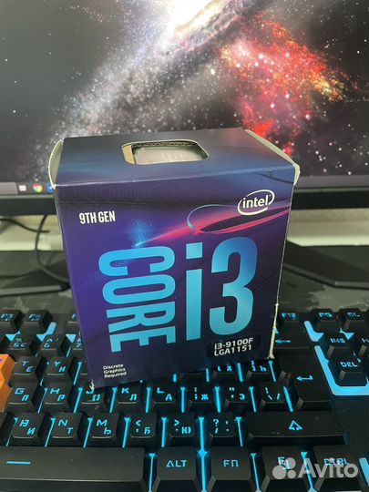 Процессор Intel core i3 9100f