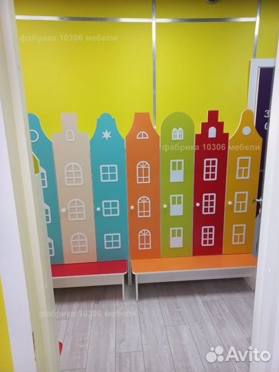 Шкафчики в раздевалку, шкаф в детский сад опт