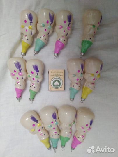 Елочные игрушки из прошлого