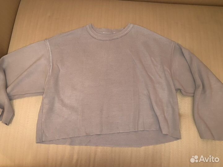 Укороченный свитшот zara