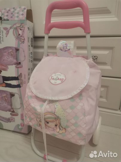 Сумка тележка на колёсах детская