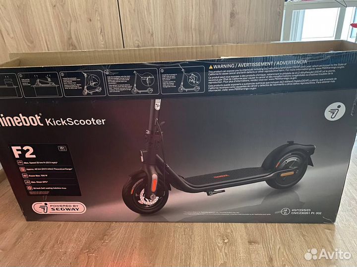 Электросамокат Ninebot kickscooter F2