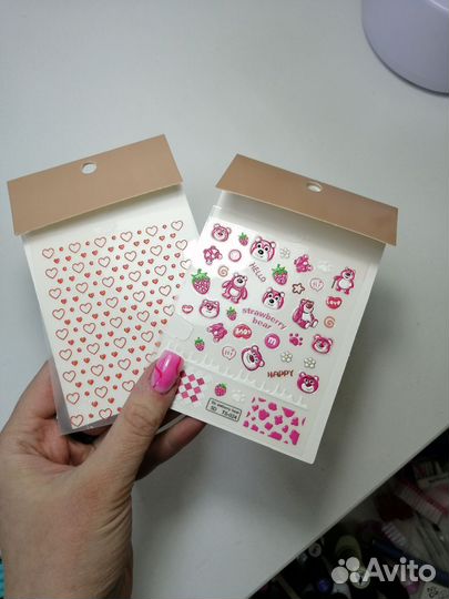 Наклейки, слайдеры для маникюра