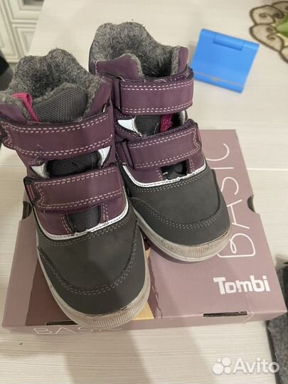 Демисезонные ботинки для девочки Tombi