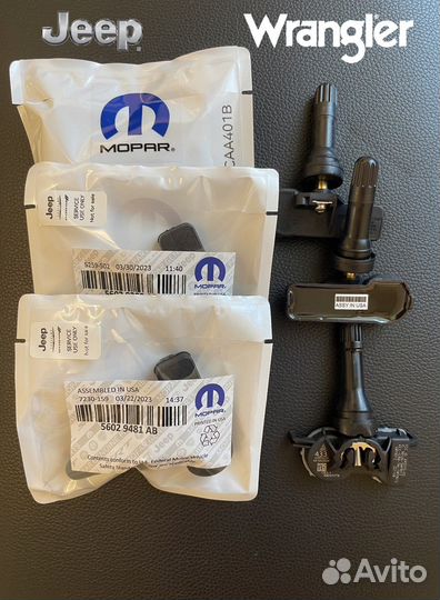 Датичик давления в шинах для всех Jeep Wrangler