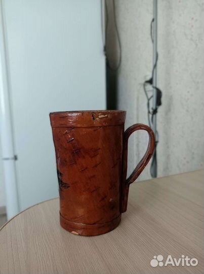 Кружка берестяная СССР