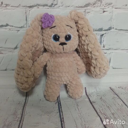 Вязаный зайка