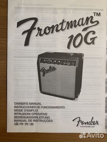 Комбоусилитель fender frontman 10g