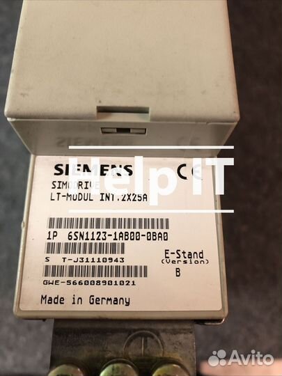 Модуль Siemens simodrive 6SN1123-1AB00-0BA0